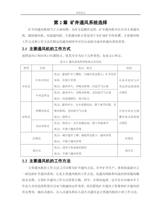162050140-滕清华-[论文]宝平矿通风系统.docx