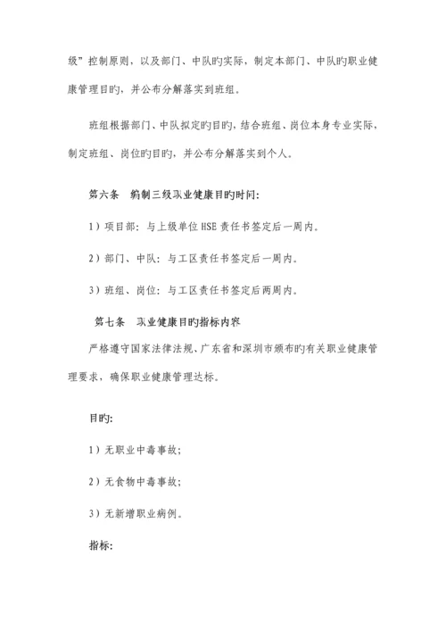 公司职业健康管理制度汇编.docx