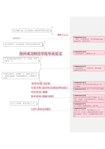 【精编】会计系18届毕业论文模板.docx