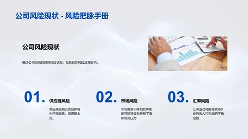 财务风险述职报告PPT模板