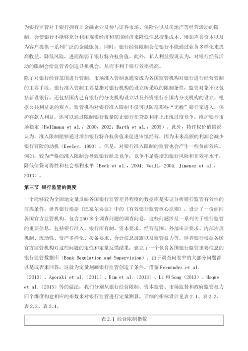 中国银行监管的经济学分析.docx