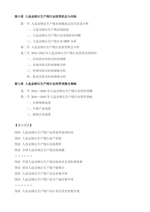 人造金刚石生产线项目投资调研及前景预测报告模板.docx