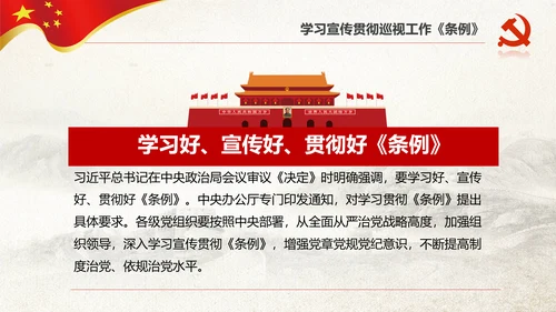学习新版巡视工作条例3.0版解读PPT