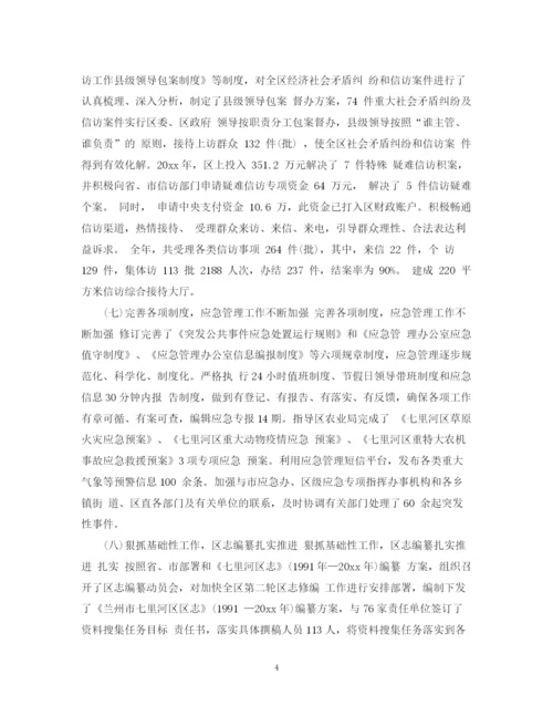 精编之政府的办公室工作总结范文.docx