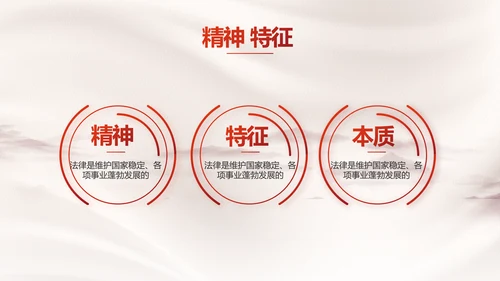 八五普法规划法治宣传教育党课学习PPT模板