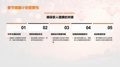 春节期间的健康管理