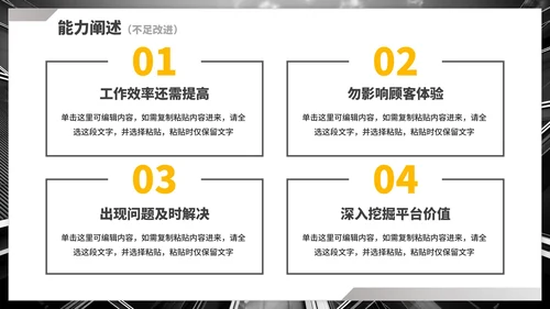 实景商务职级晋升竞聘总结汇报PPT模板