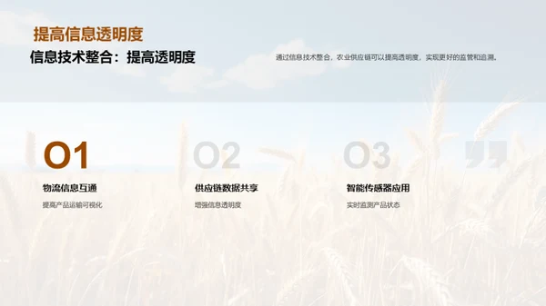 农业供应链的创新与优化