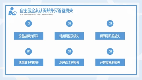 插画风精益生产现场管理和改善培训PPT模板