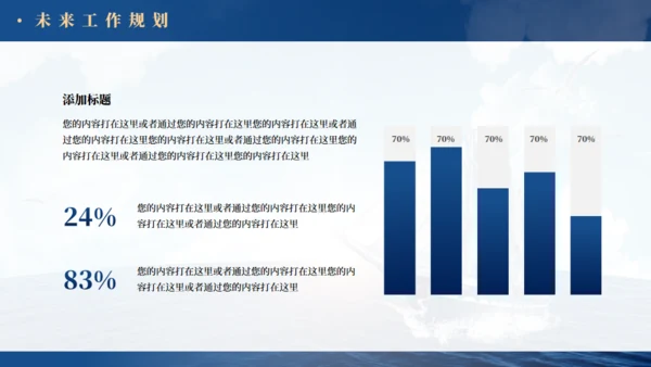 乘风破浪航海工作总结报告通用PPT蓝色模板