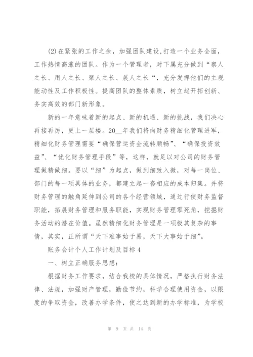 账务会计个人工作计划及目标.docx