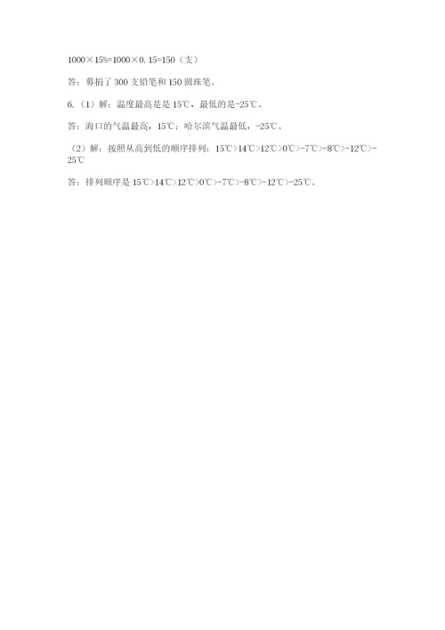 济南市外国语学校小升初数学试卷精品（夺分金卷）.docx