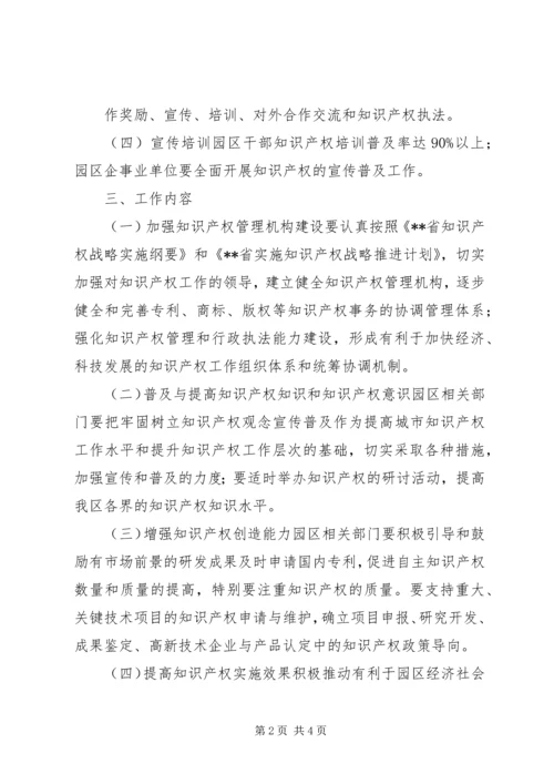 高XX县区知识产权试点示范工作实施方案_1.docx