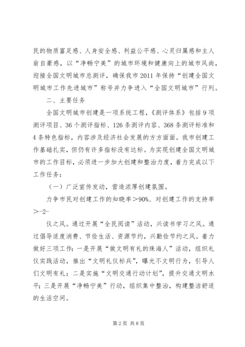 邢邑镇中心校创建文明城市实施方案 (4).docx