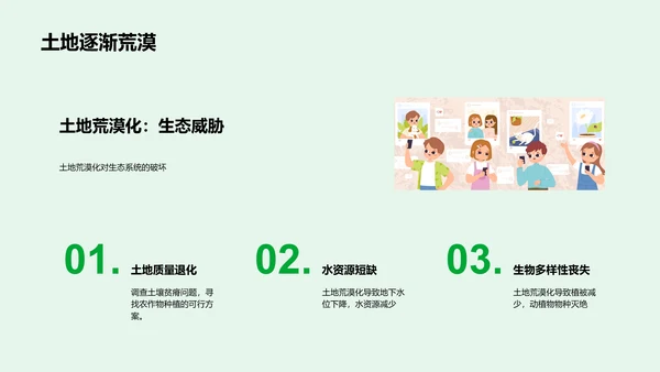 环保教学课件PPT模板