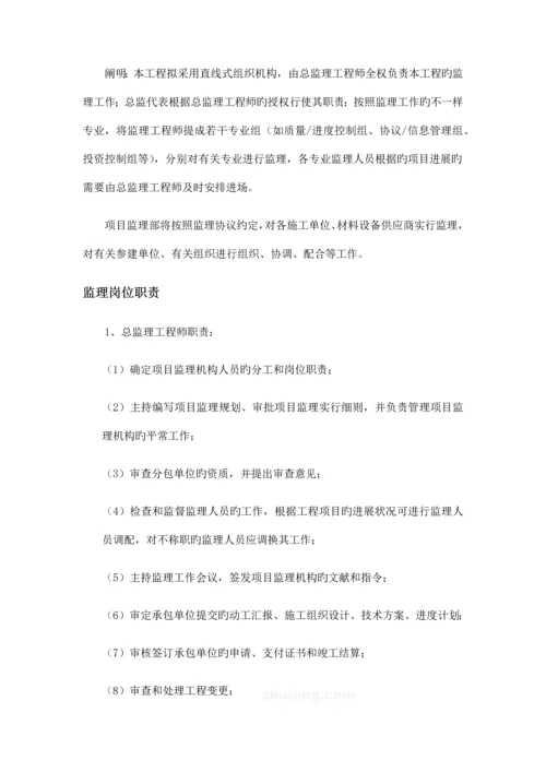 监理机构组织形式及岗位职责.docx