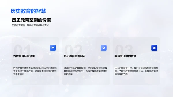 教育沿革历程PPT模板