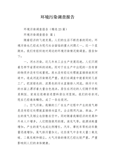 环境污染调查报告.docx