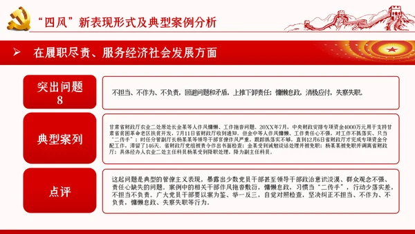 加强党的作风建设纠四风树新风育清风廉政党课PPT