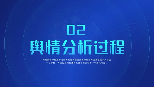 蓝色科技风网络信息技术网络舆情分析动态PPT