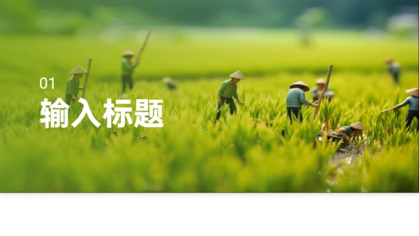 绿色乡村振兴绘就新图景通用PPT模板