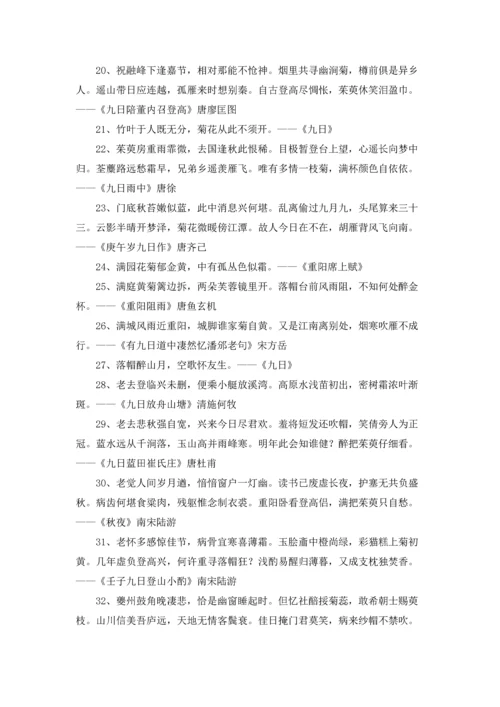 关于重阳节的名言.docx