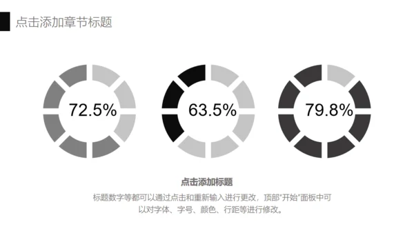 无色主义设计风格商务通用PPT模板