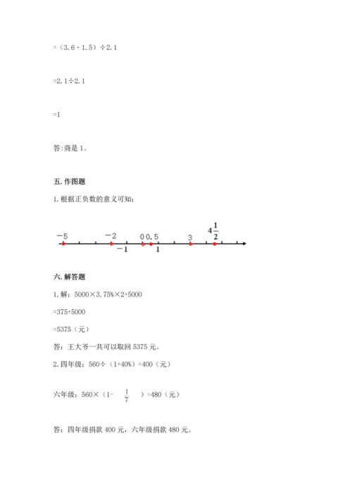 小升初数学期末测试卷精品（各地真题）.docx