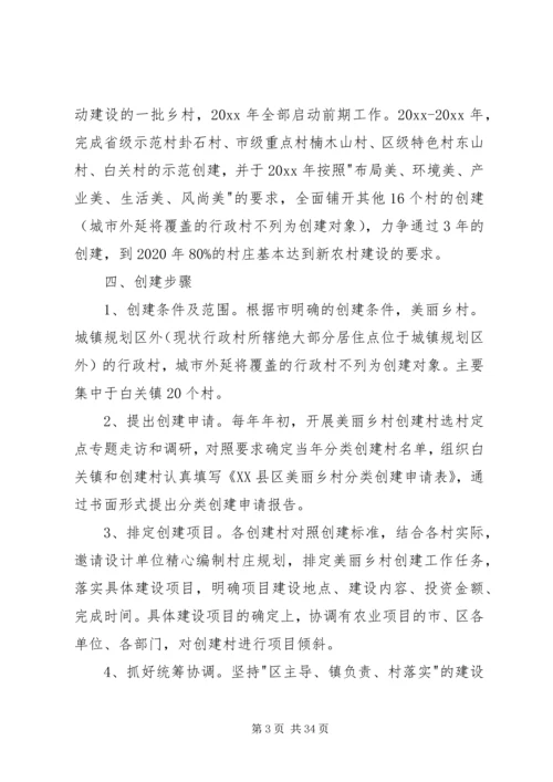 美丽乡村建设实施方案（5篇）.docx