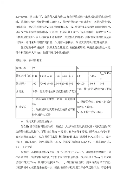 新天村二期施工组织设计人工挖孔桩修改1128