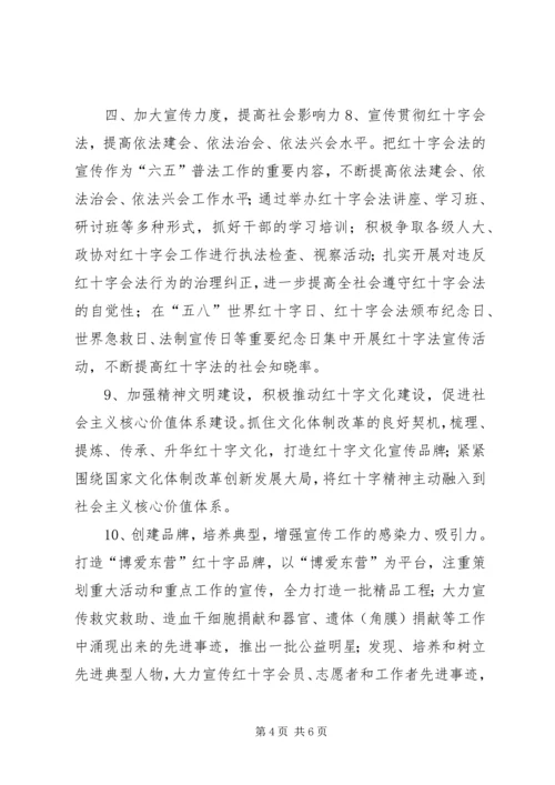 市红十字会工作计划.docx