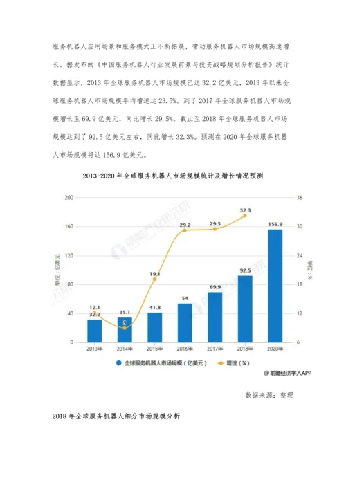 全球服务机器人行业发展现状及趋势分析-未来AI技术助推呈现五化发展.docx