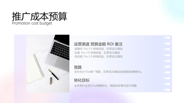 简约渐变风品牌营销方案计划