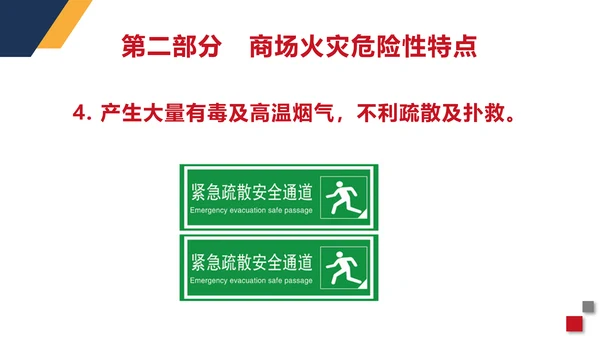 火警119商场超市消防安全知识培训PP模板