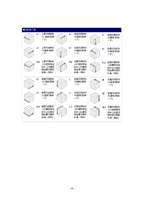 阶魔方万能公式及口诀图解百变不离其宗.docx