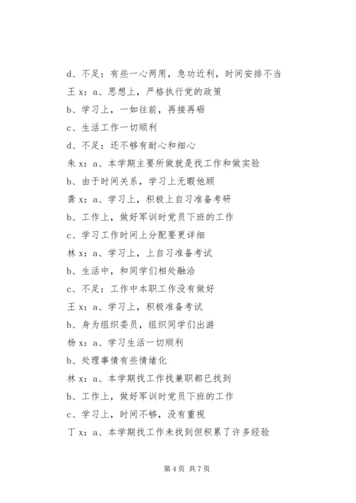 学校党支部民主生活会会议记录3篇 (5).docx