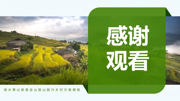 振兴乡村方案PPT模板