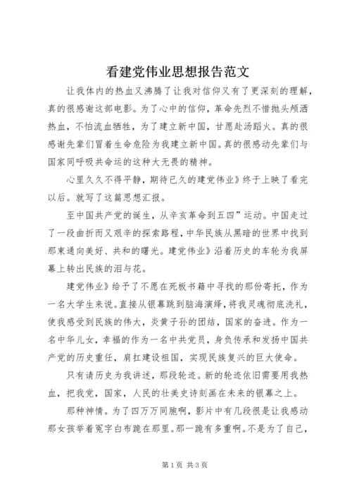 看建党伟业思想报告范文.docx