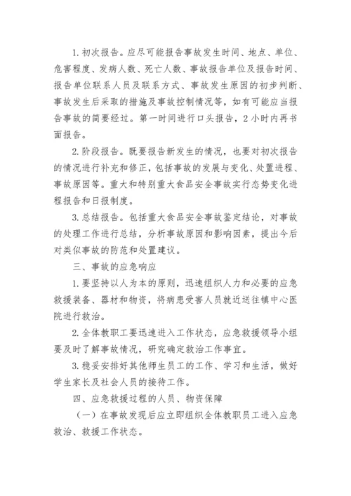 最新食品安全舆情应急处置预案（通用12篇）.docx