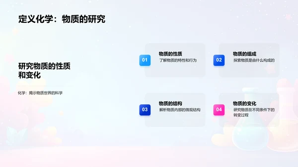 化学知识普及讲座PPT模板