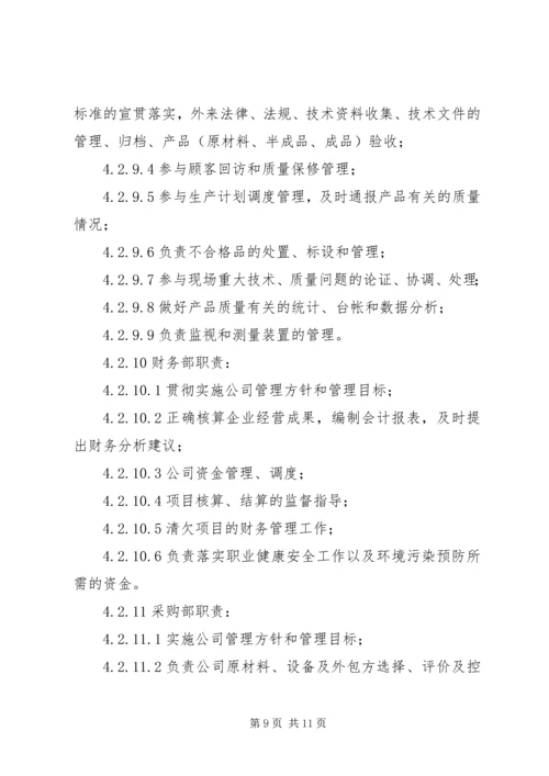 安全生产责任制清单及详细内容 (4).docx