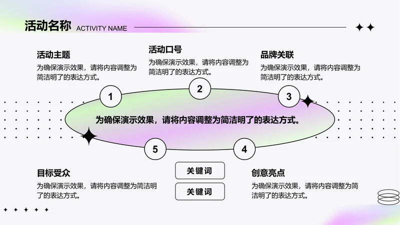 创意风活动介绍PPT循环