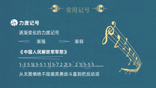 蓝色简约认识简谱说课课件PPT模板