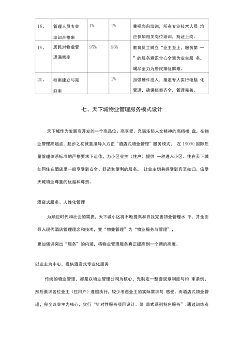 天下城一期物业管理服务方案.docx