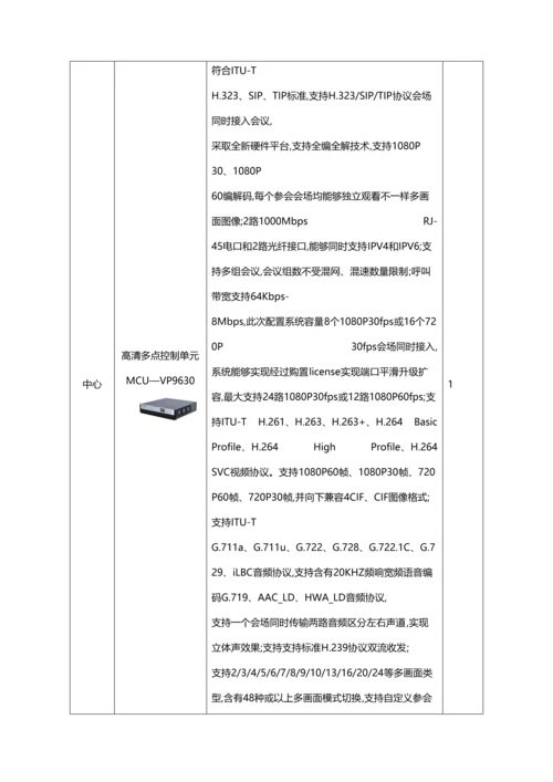 高清视频会议系统建设项目技术方案模板.docx