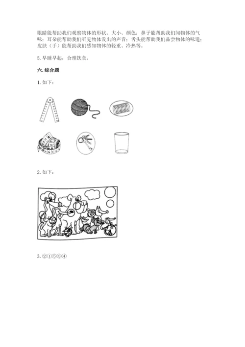 教科版二年级下册科学期末测试卷带答案下载.docx