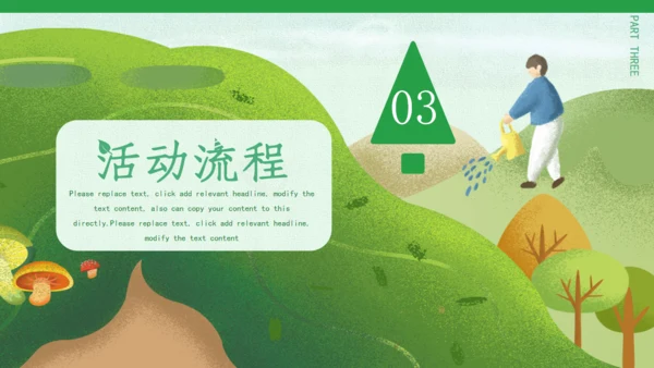 植树节环境保护通用PPT模板