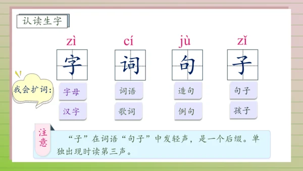 【课堂无忧】汉语拼音-7.  z c s 任务型教学（第2课时）（课件）