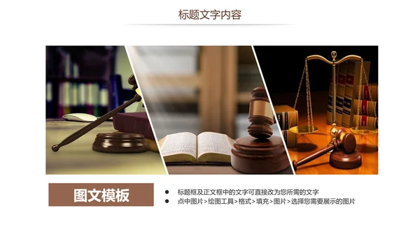法律法规法院法律讲堂律师事务所PPT模板