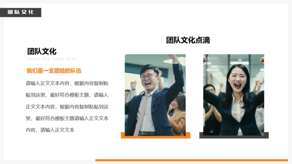 商管企业团队介绍通用PPT模板